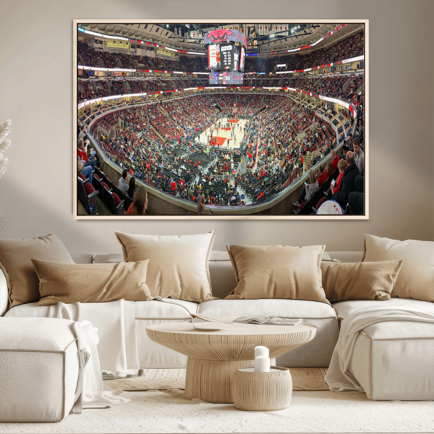 MGV-FC-36X24 - United Center Chicago Bulls Stadium Wall Art Canvas Print