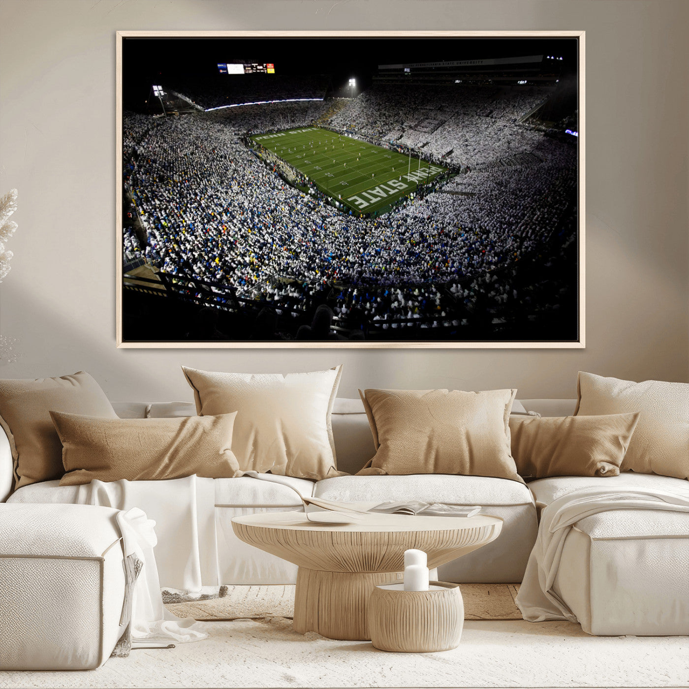 MGV-FC-36X24 - Penn State Football Stadium Wall Art - Beaver Stadium Canvas Print