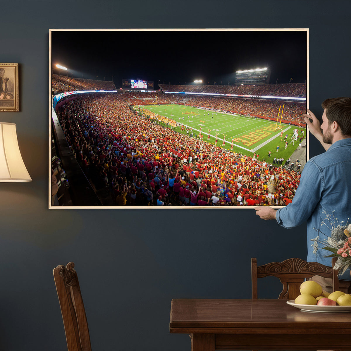 35139-MGV-CV-36X24 - Iowa State University Cyclones Canvas Print, Jack Trice Stadium