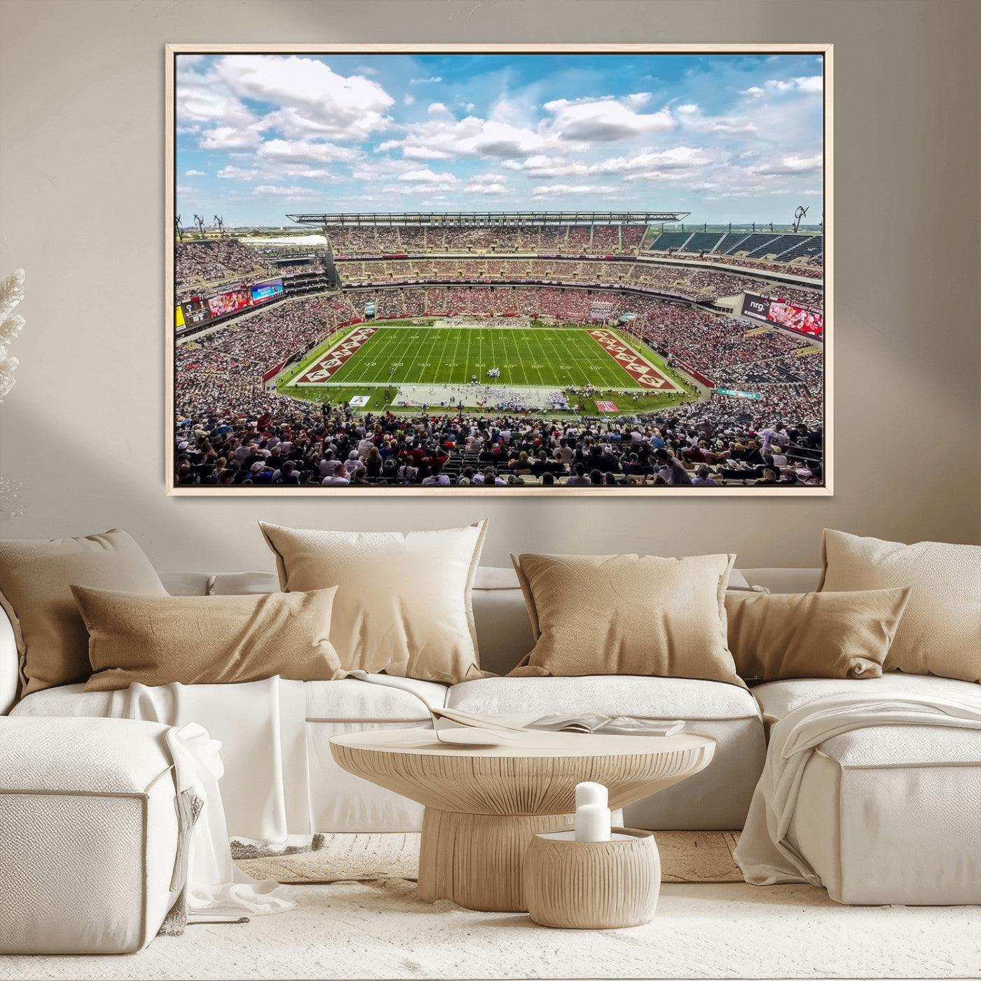 MGV-FC-36X24 - The Temple University Owls Athletics Team Print - Philadelphia Lincoln Financial Field Stadium Wall