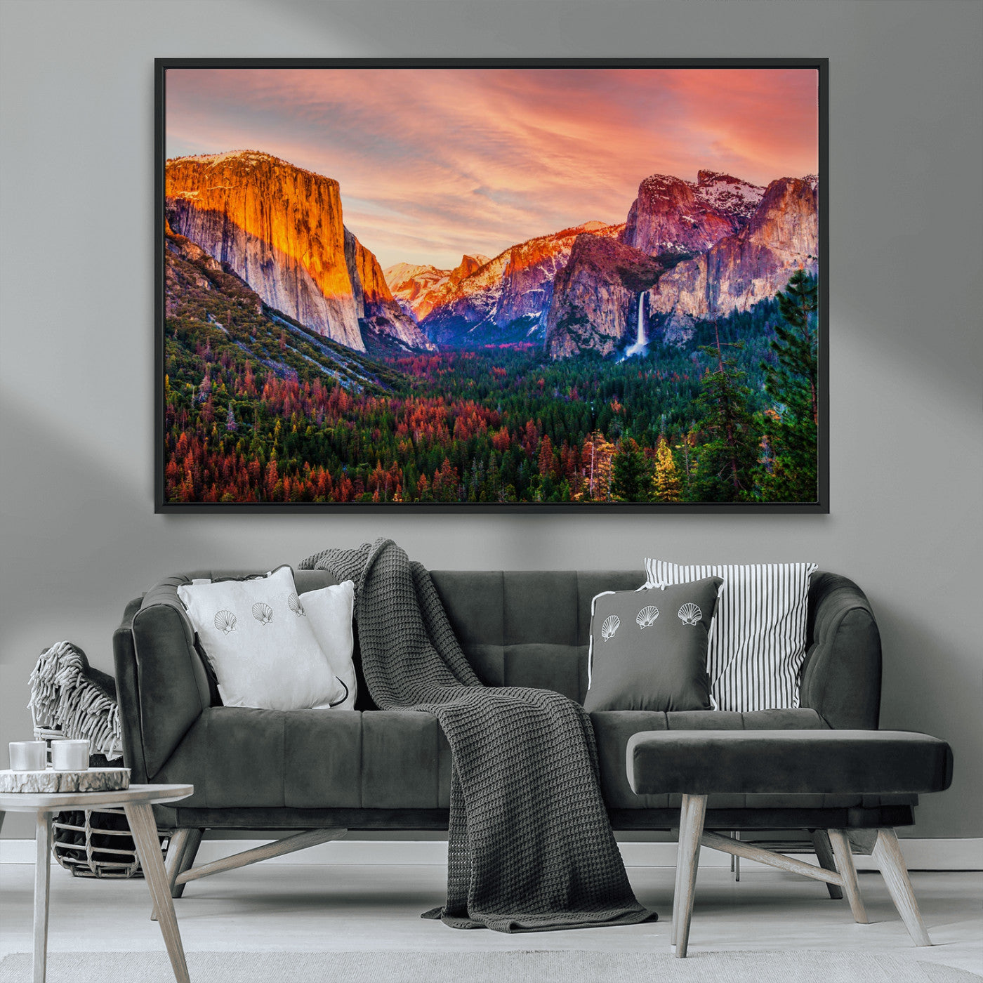 MGV-FC-36X24 - Yosemite Nal Park Wall Art Landscape Canvas Print El Capitan
