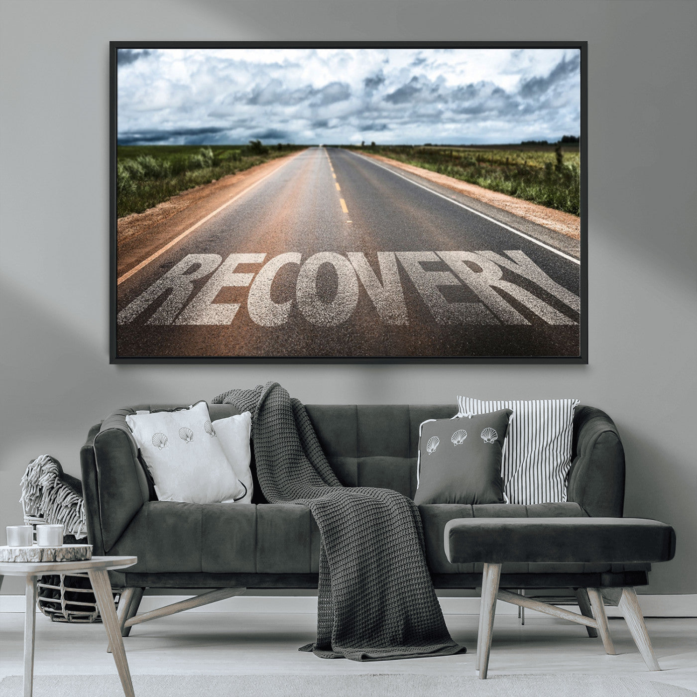 MGV-FC-36X24 - Recovery Road Wall Art Canvas Print
