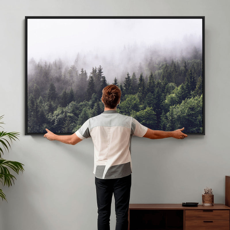 Misty Forest Wall Art