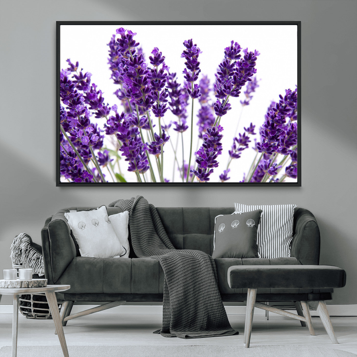 MGV-FC-36X24 - Lavender Flower Wall Art Canvas Print