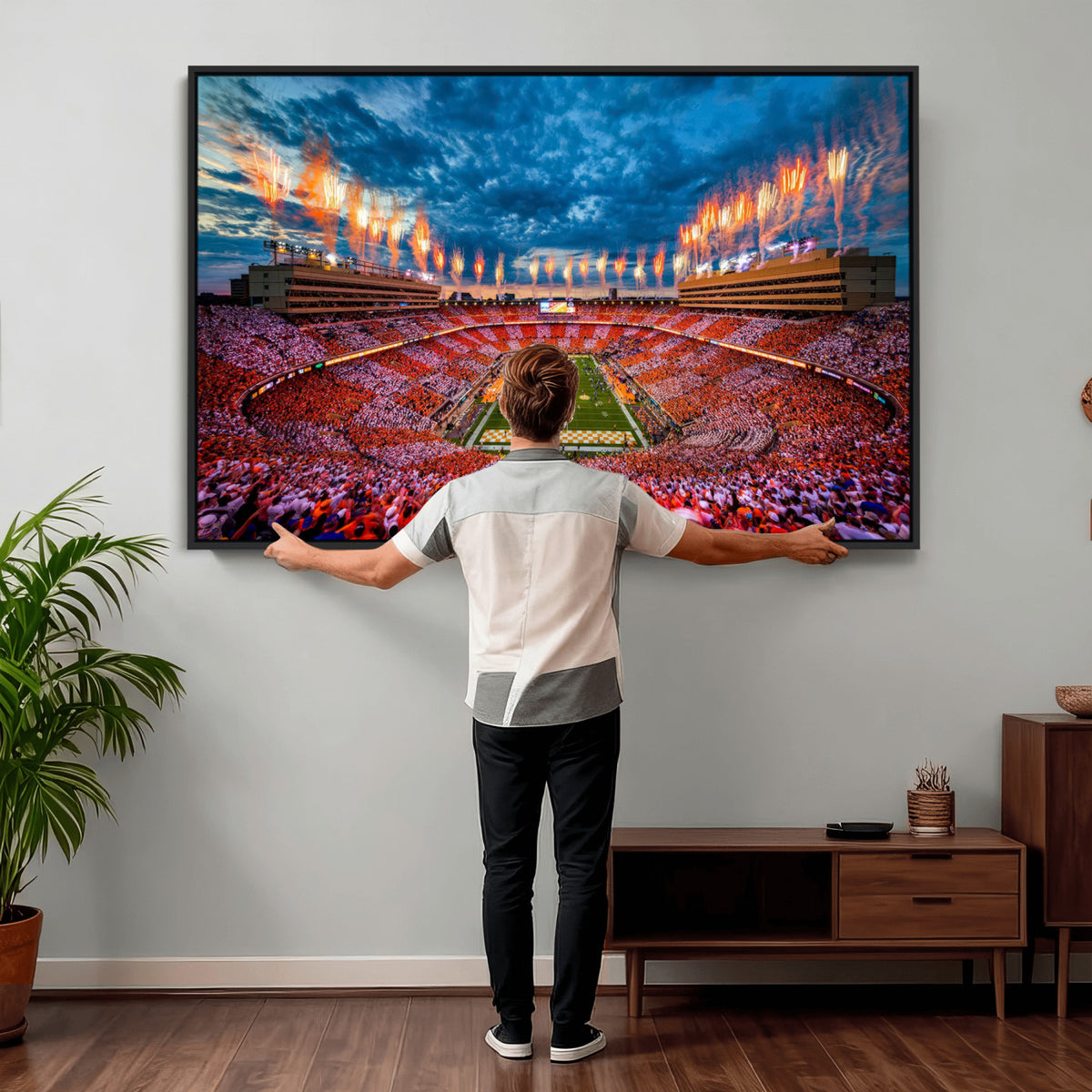 94266219-MGV-CV-36X24 - Tennessee Neyland Stadium Wall Art, Sports Arena Canvas