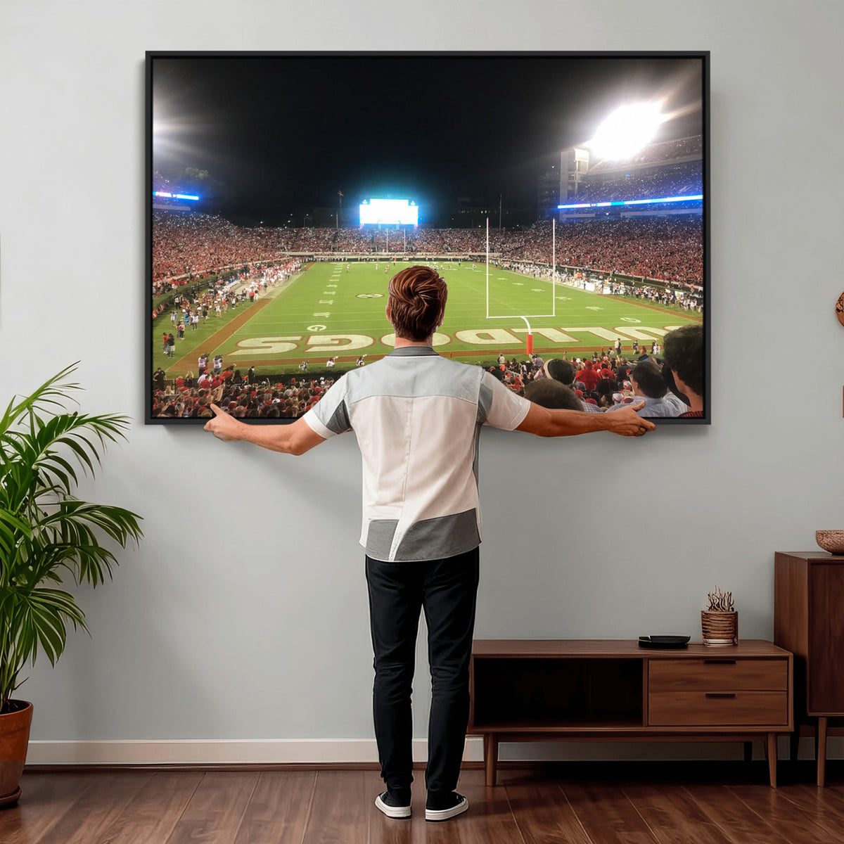 16230786-MGV-CV-36X24 - Dooley Stadium Wall Art, Sports Arena Panoramic Canvas