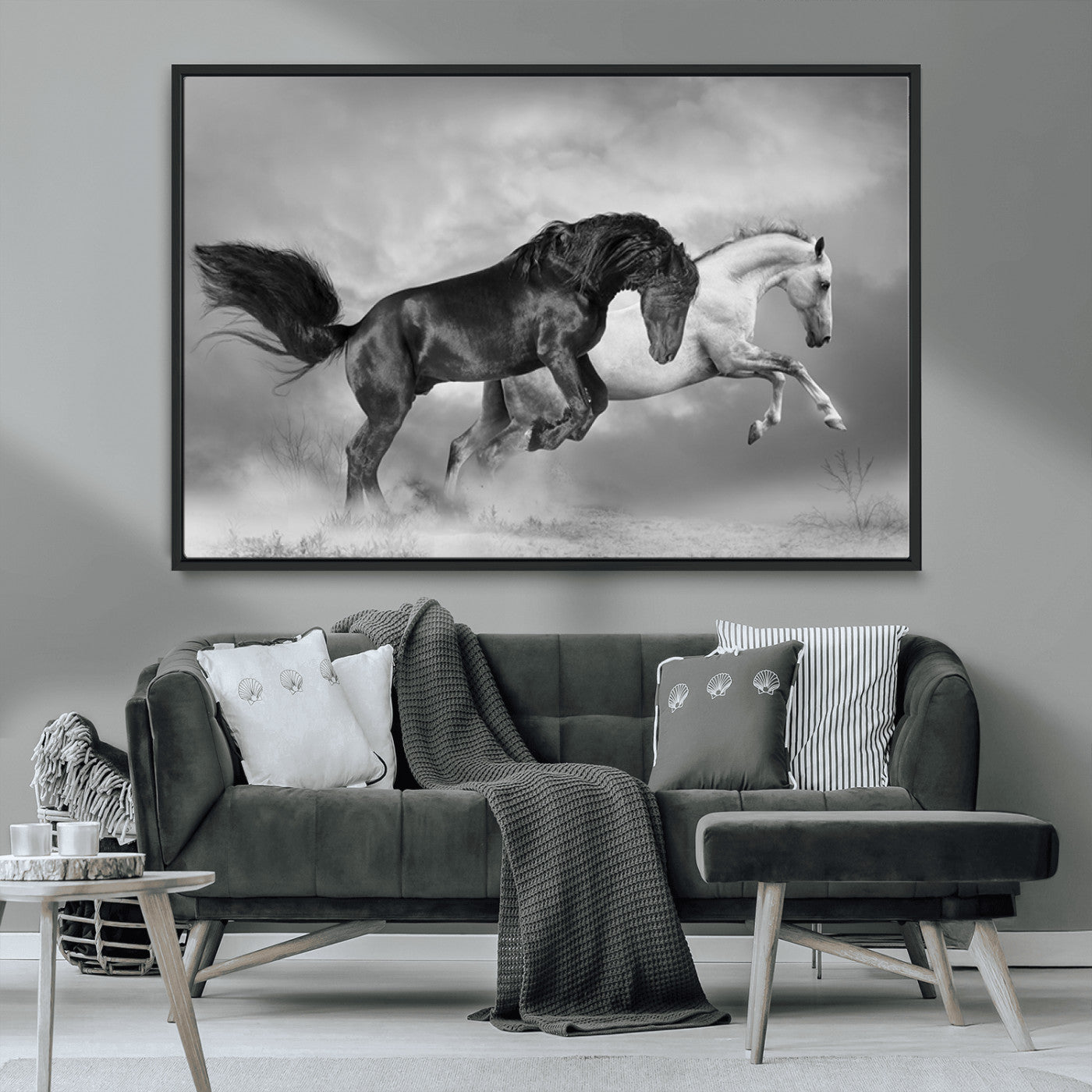 MGV-FC-36X24 - Wild Horses Wall Art Canvas Print
