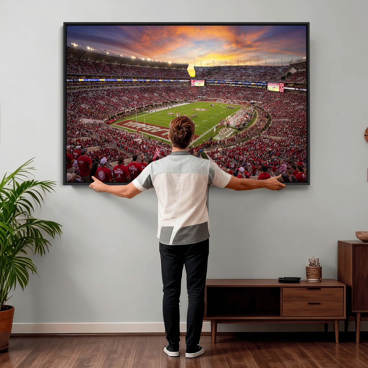 41995919-MGV-CV-36X24 - Stadium Wall Art Canvas Print