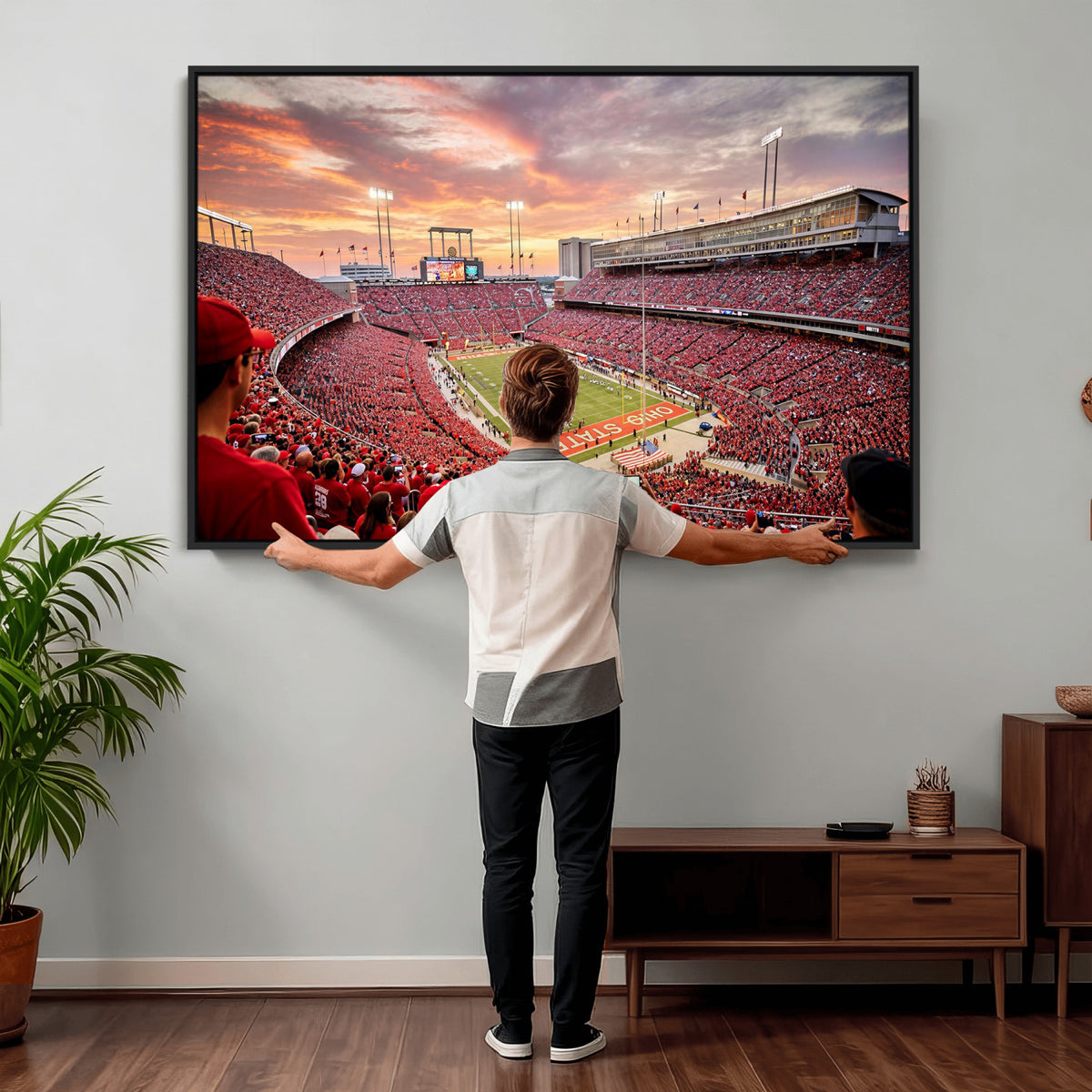94754966-MGV-CV-36X24 - Stadium Wall Art Canvas Print