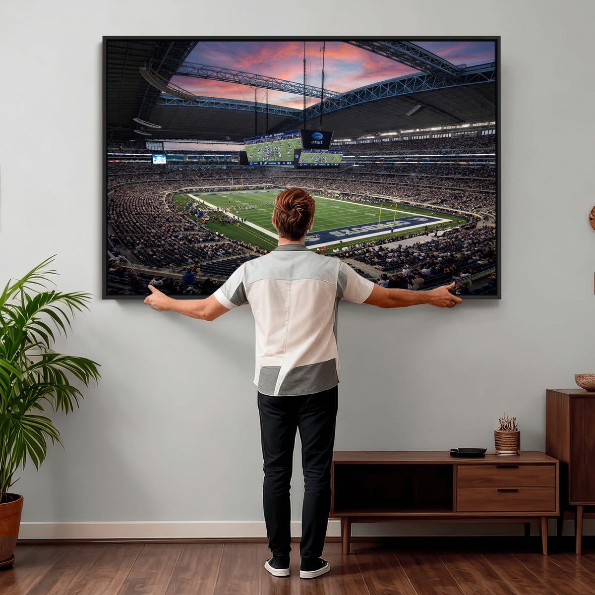 11530179-MGV-CV-36X24 - Stadium Wall Art Canvas Print