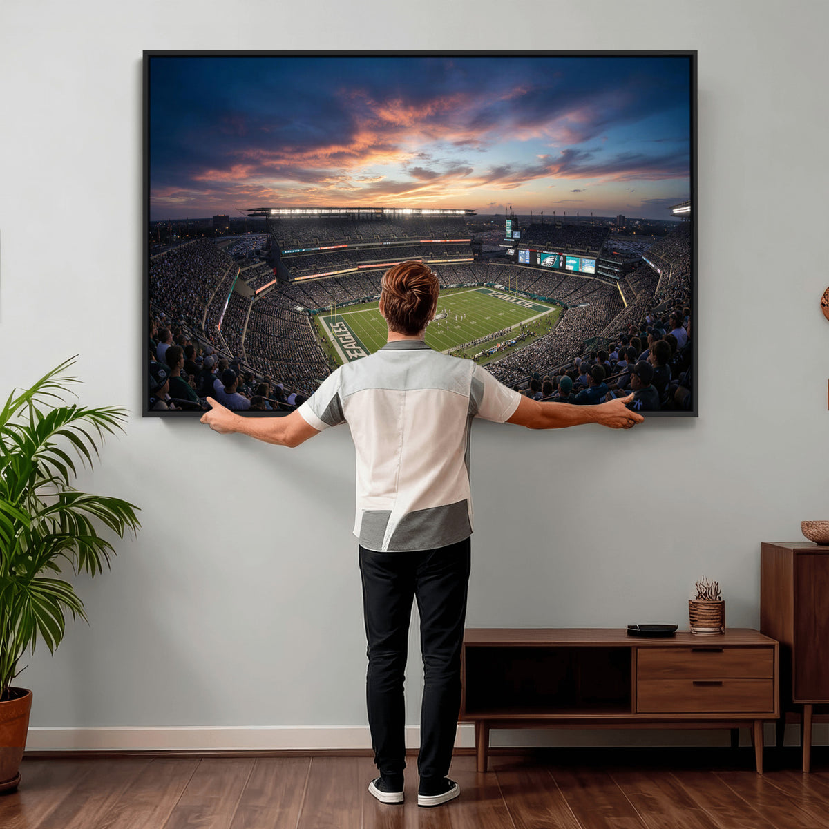59208973-MGV-CV-36X24 - Stadium Wall Art Canvas Print