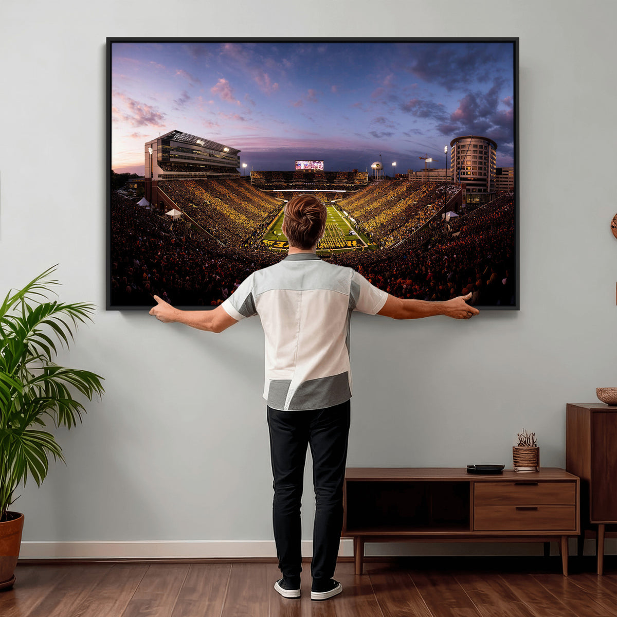 49683861-MGV-CV-36X24 - Stadium Wall Art Canvas Print