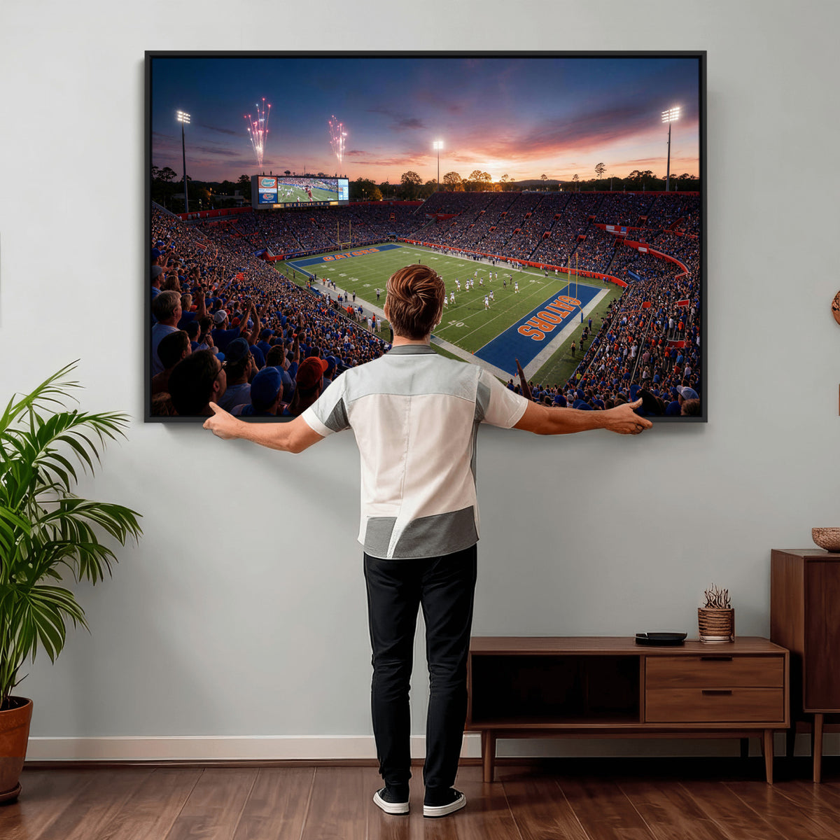 42817292-MGV-CV-36X24 - Stadium Wall Art Canvas Print