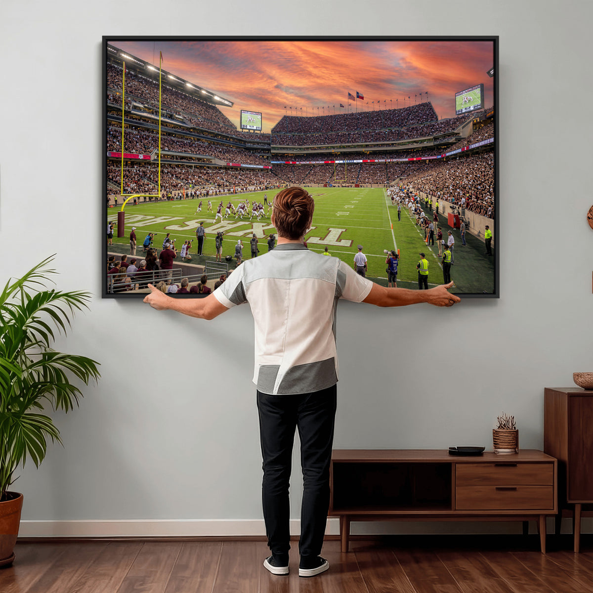 80055809-MGV-CV-36X24 - Stadium Wall Art Canvas Print