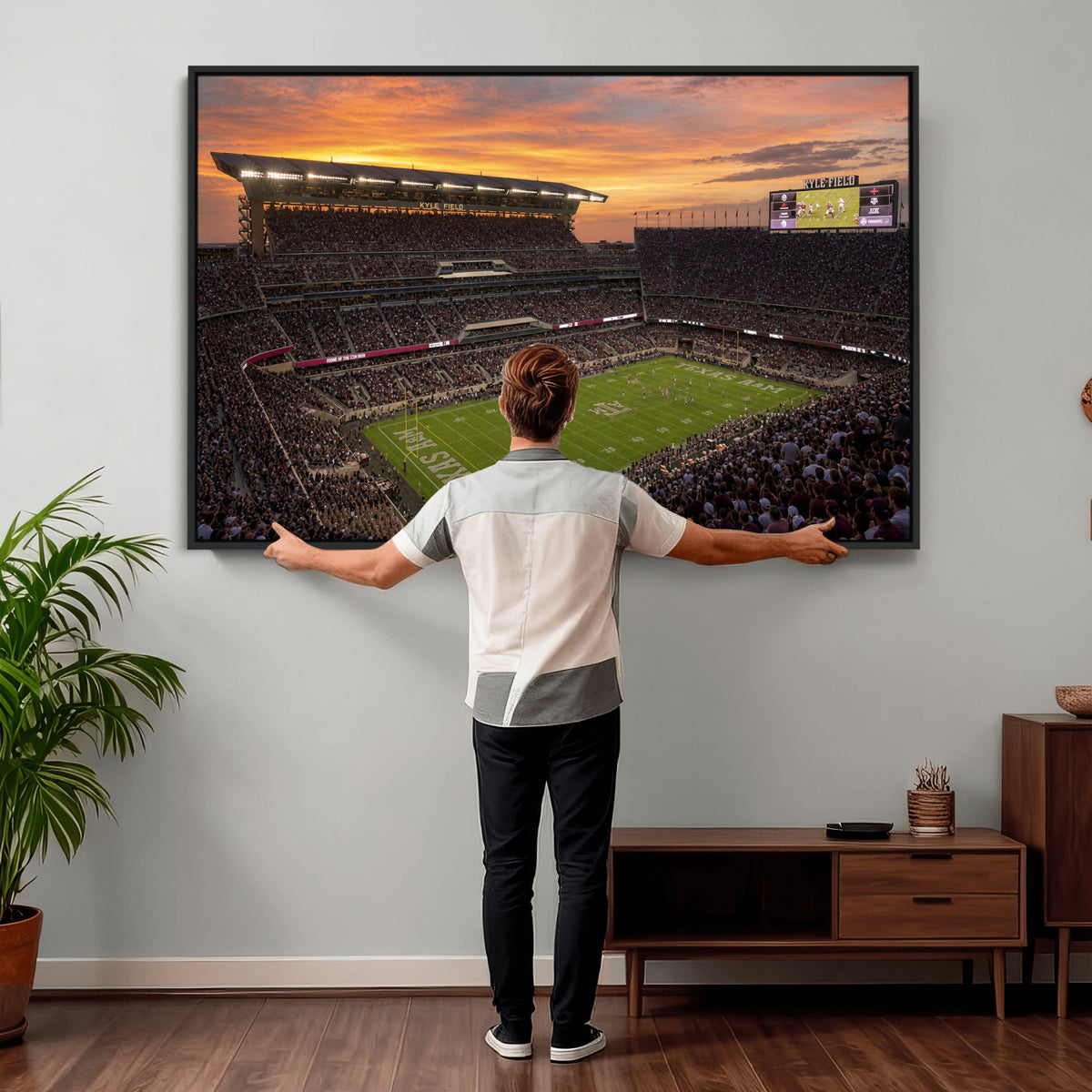 77401853-MGV-CV-36X24 - Stadium Wall Art Canvas Print