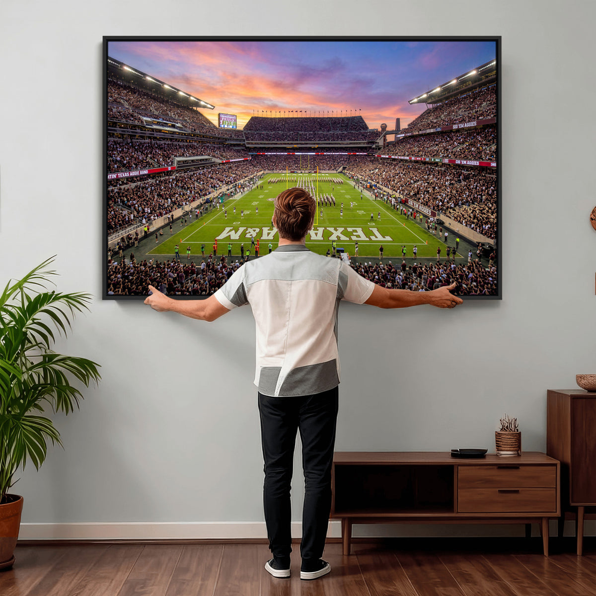 65952219-MGV-CV-36X24 - Stadium Wall Art Canvas Print