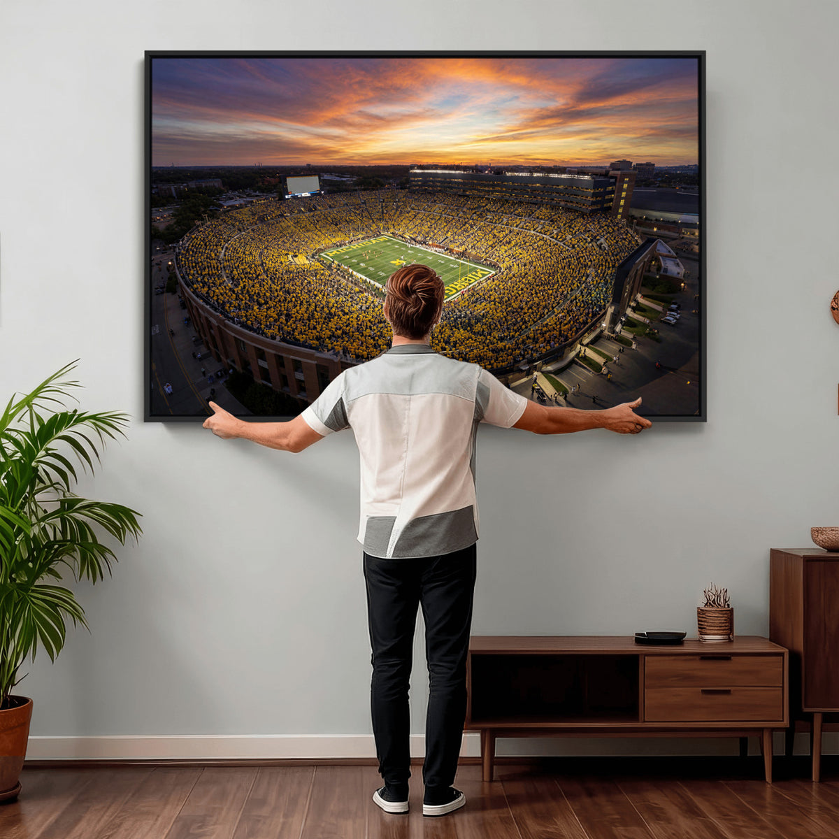 64902586-MGV-CV-36X24 - Stadium Wall Art Canvas Print