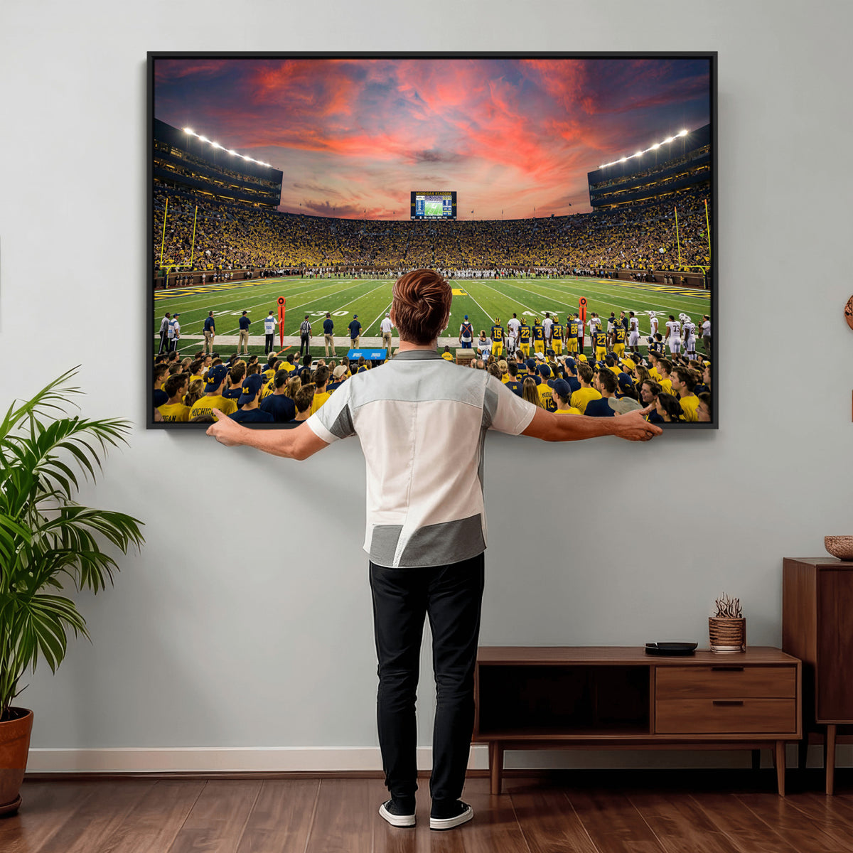 47185949-MGV-CV-36X24 - Stadium Wall Art Canvas Print