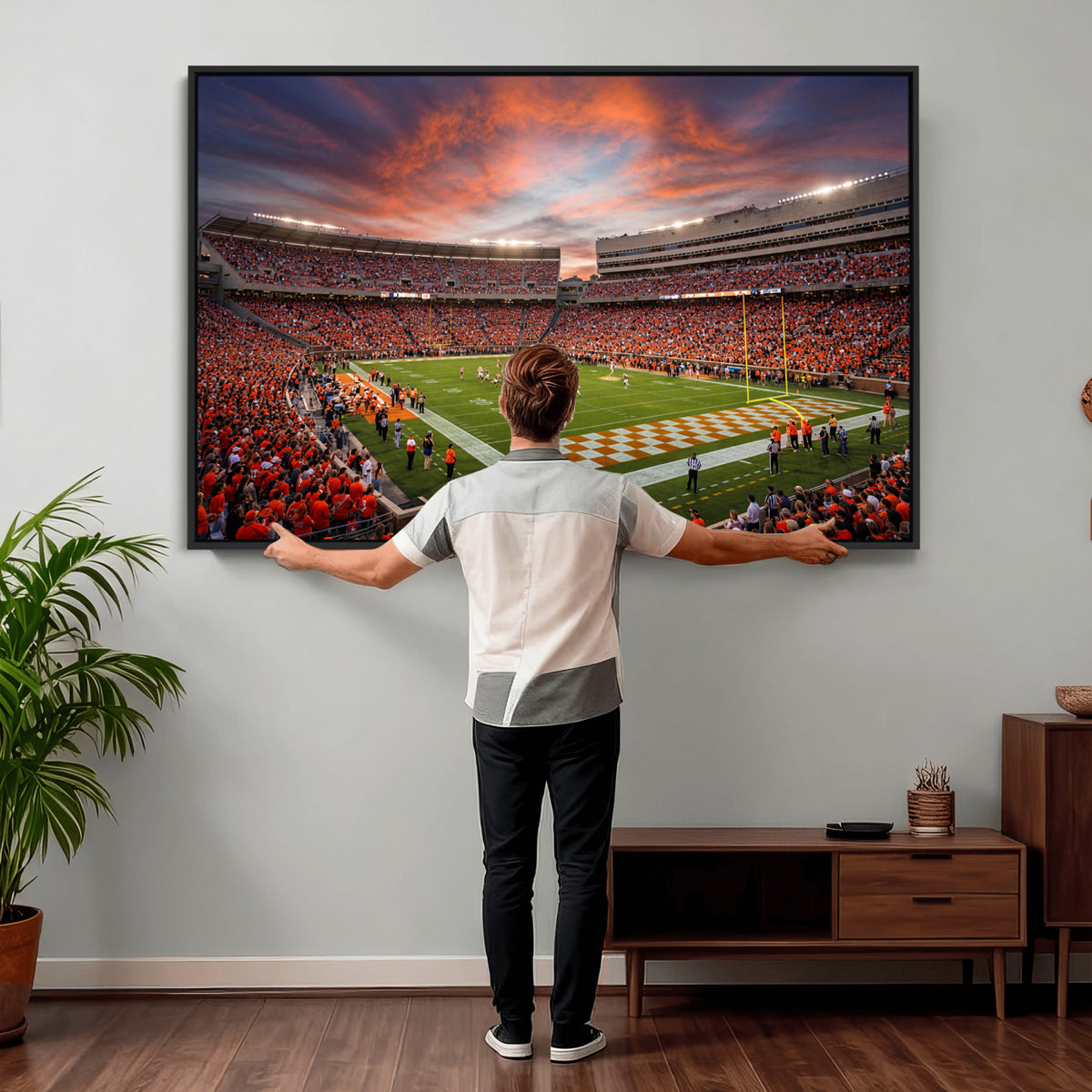 67648335-MGV-CV-36X24 - Stadium Wall Art Canvas Print