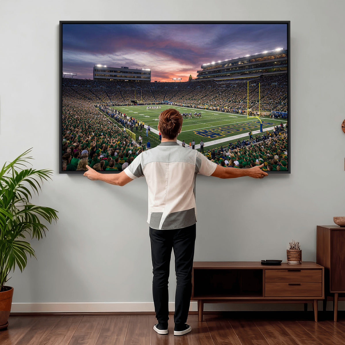 34836892-MGV-CV-36X24 - Stadium Wall Art Canvas Print