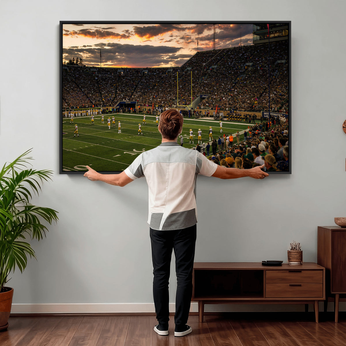 17703678-MGV-CV-36X24 - Stadium Wall Art Canvas Print