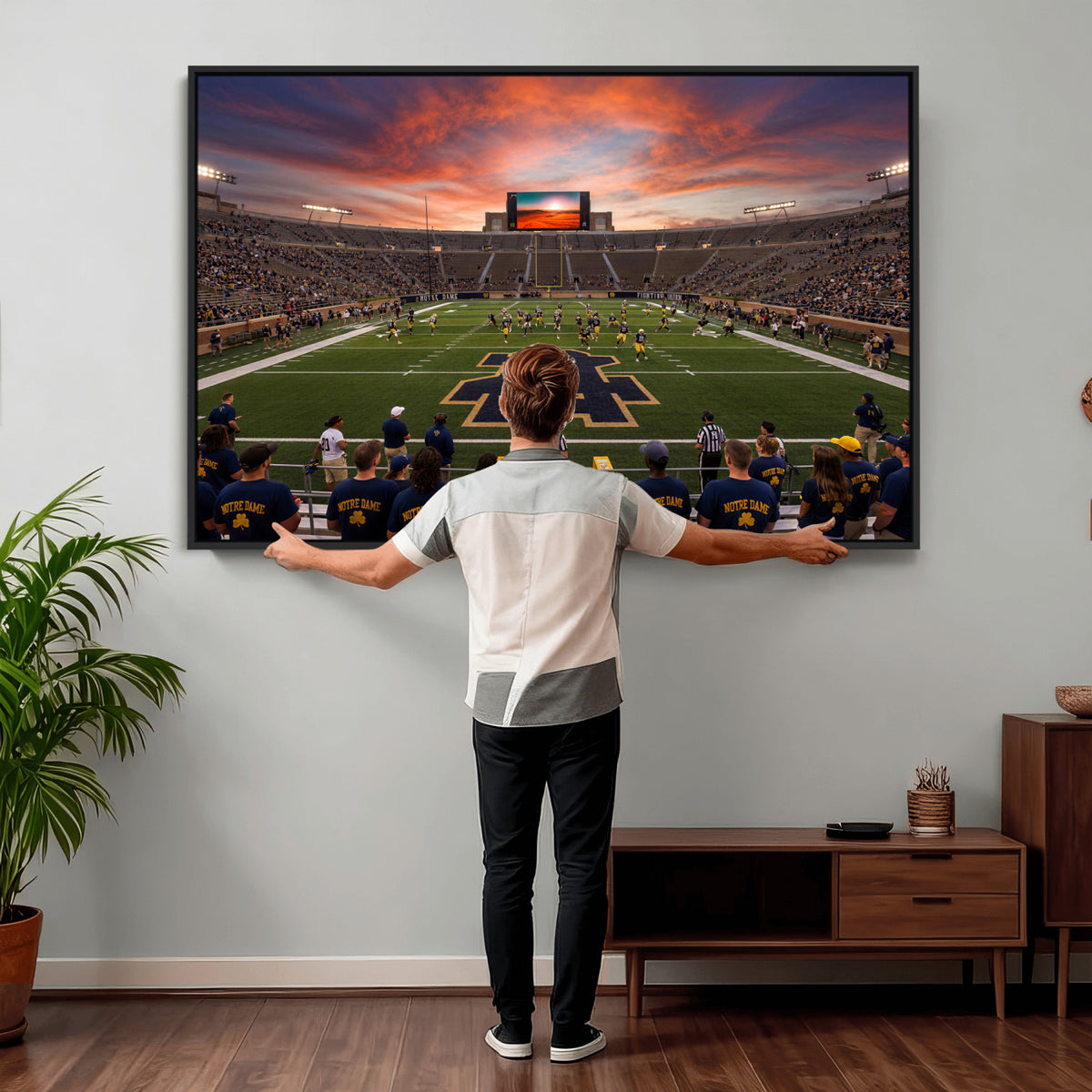 75411323-MGV-CV-36X24 - Stadium Wall Art Canvas Print