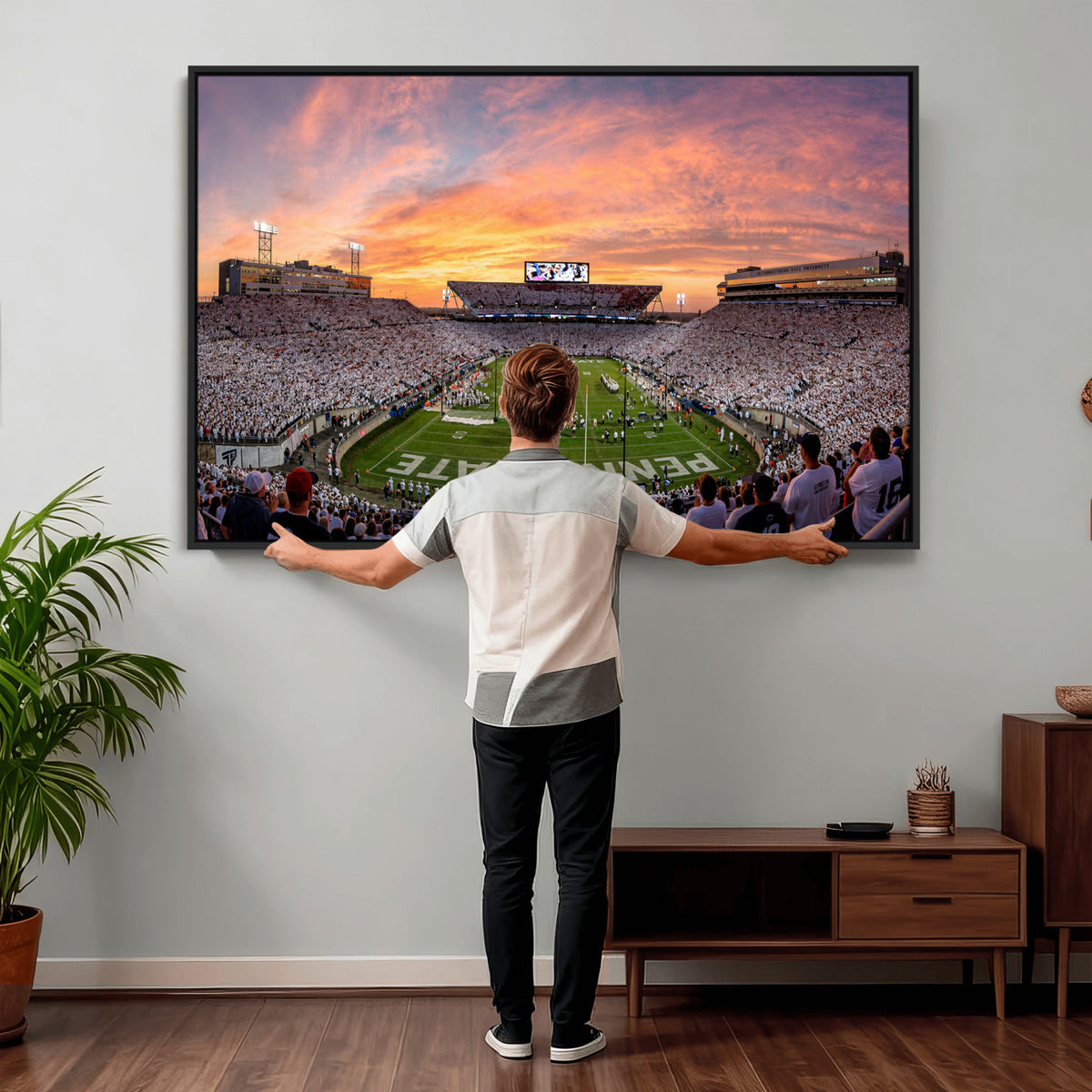 53161432-MGV-CV-36X24 - Stadium Wall Art Canvas Print
