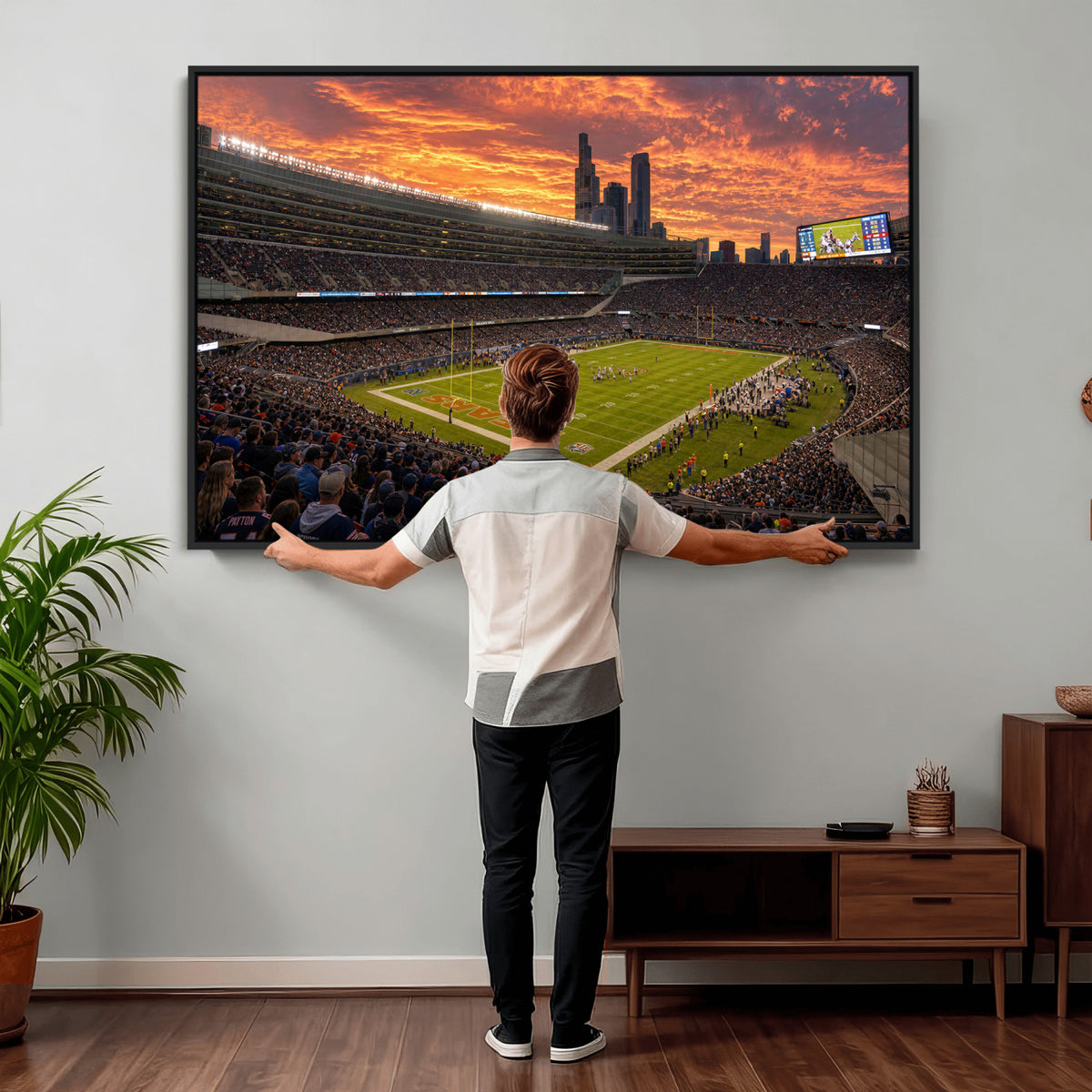 25159364-MGV-CV-36X24 - Stadium Wall Art Canvas Print