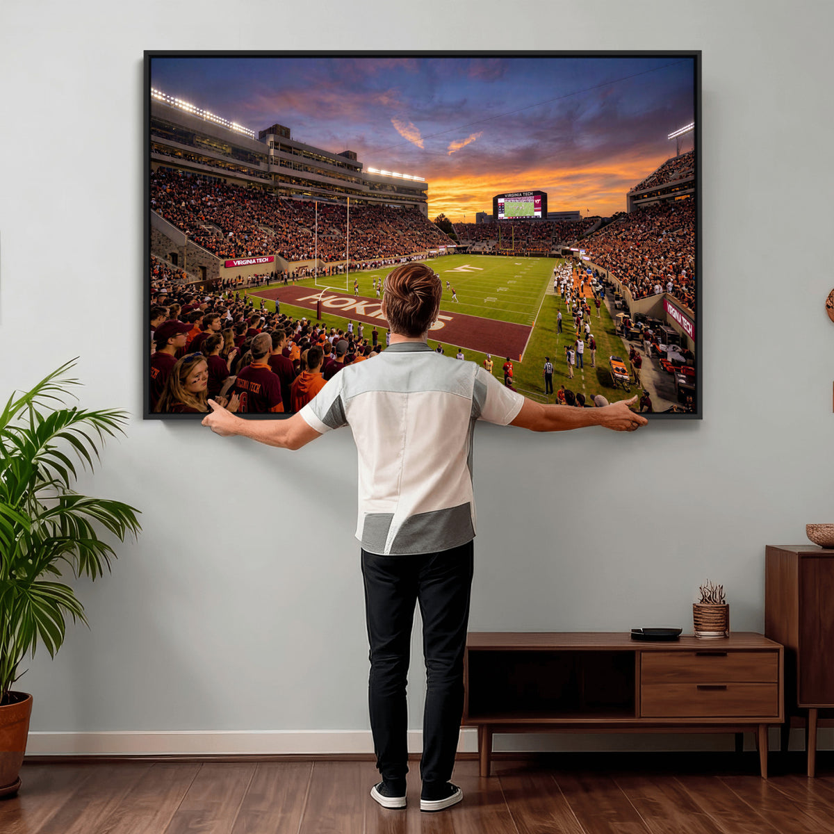 87141841-MGV-CV-36X24 - Stadium Wall Art Canvas Print