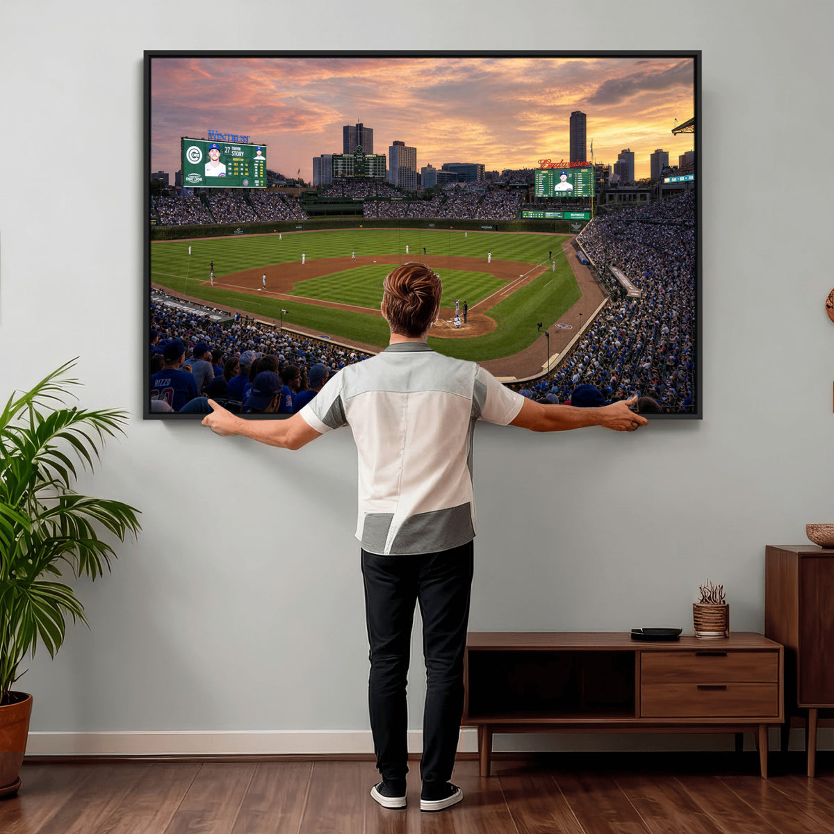 41641466-MGV-CV-36X24 - Stadium Wall Art Canvas Print