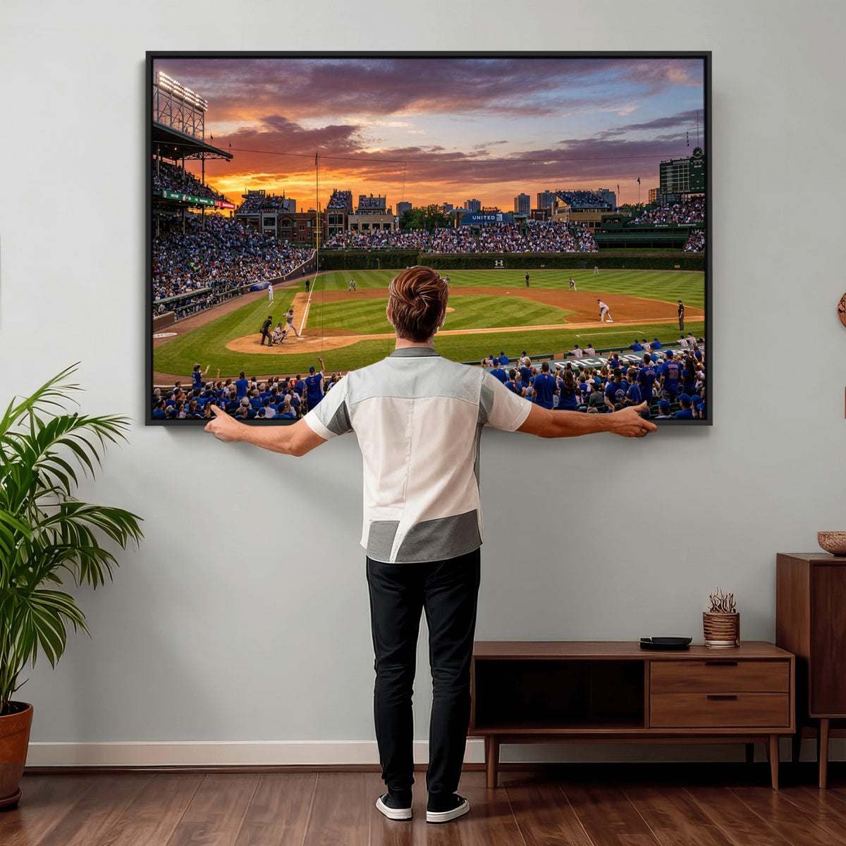 71103551-MGV-CV-36X24 - Stadium Wall Art Canvas Print