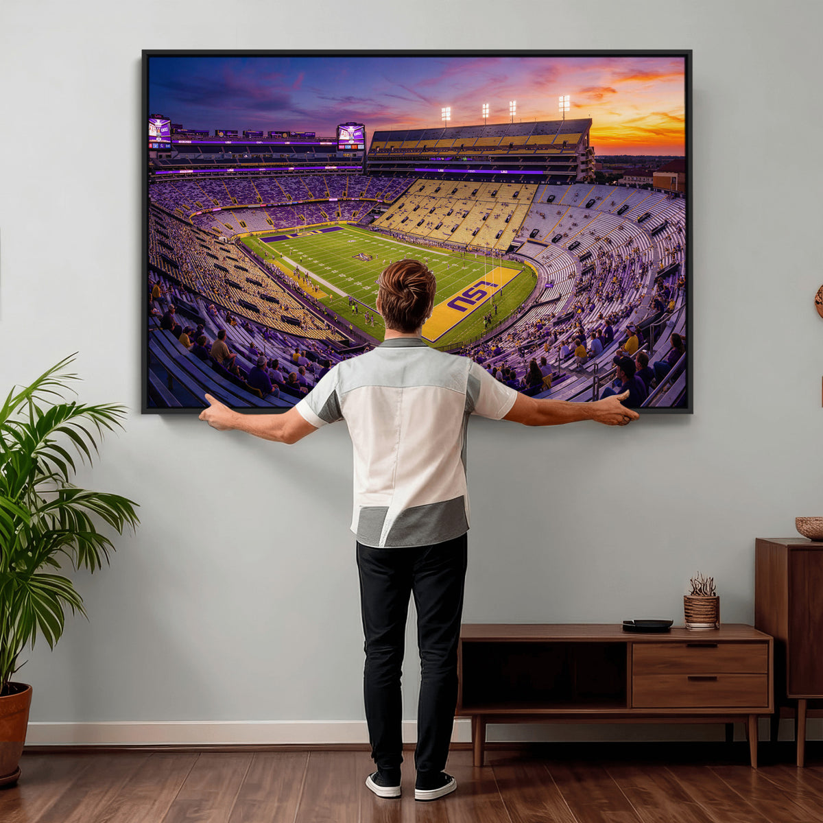 21378512-MGV-CV-36X24 - Stadium Wall Art Canvas Print