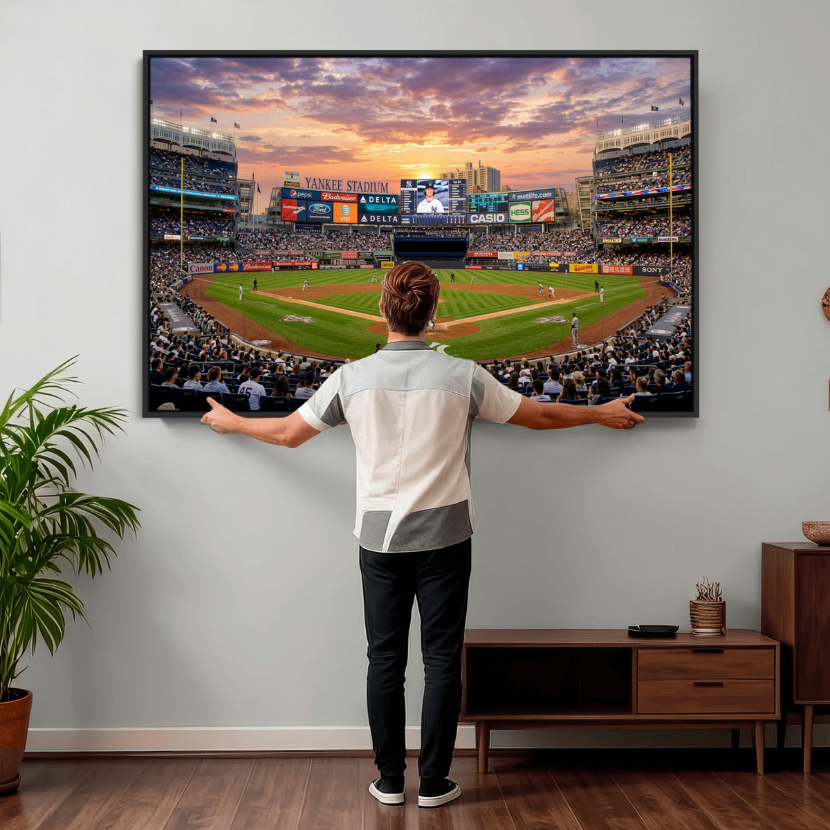 26297292-MGV-CV-36X24 - Stadium Wall Art Canvas Print