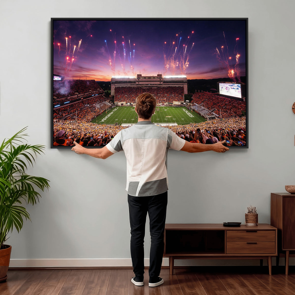 60785214-MGV-CV-36X24 - Stadium Wall Art Canvas Print