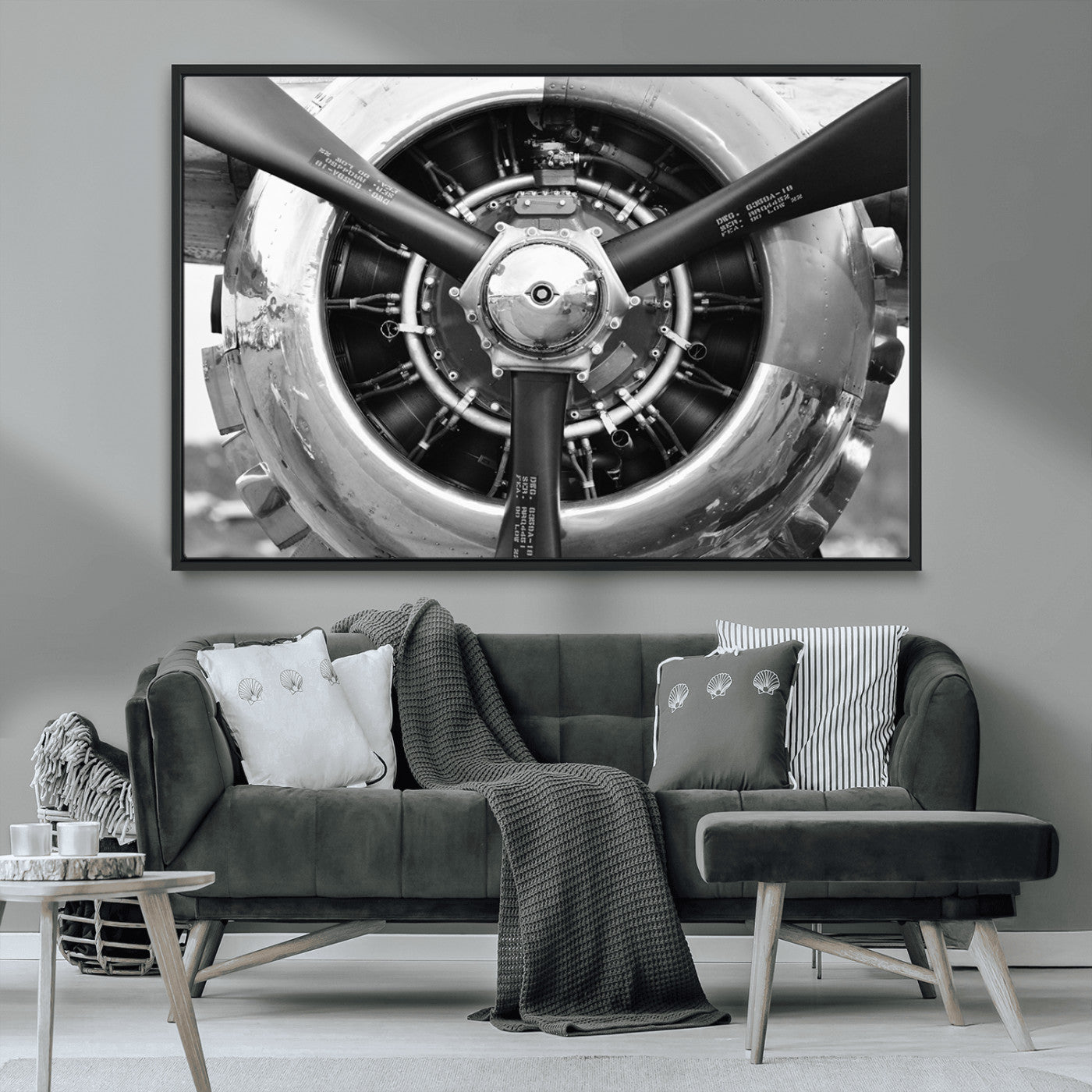 MGV-FC-36X24 - Vintage Airplane Wall Art Canvas Print