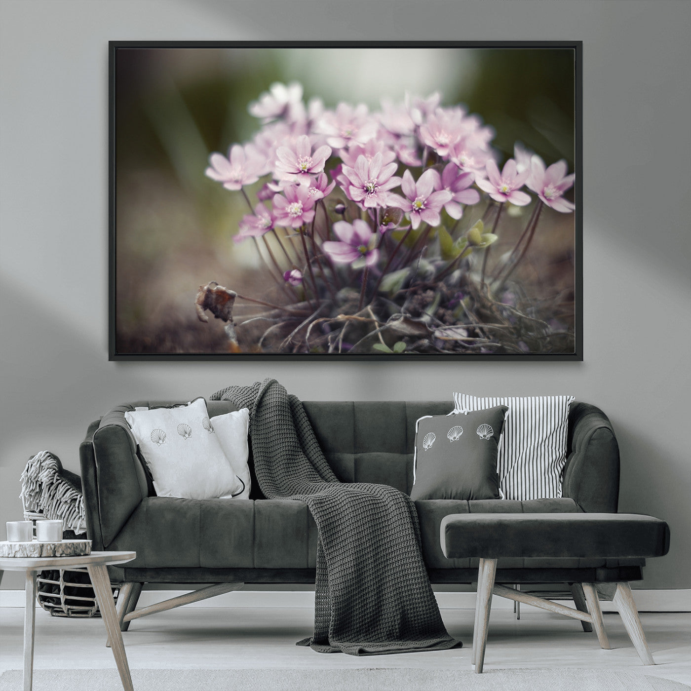 MGV-FC-36X24 - Pink Wild Flower Canvas Print