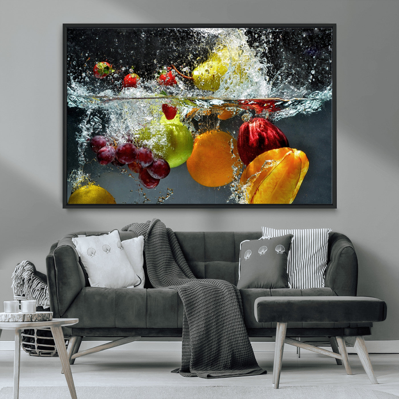 MGV-FC-36X24 - Kithen Vegetables World Wall Art Canvas Print