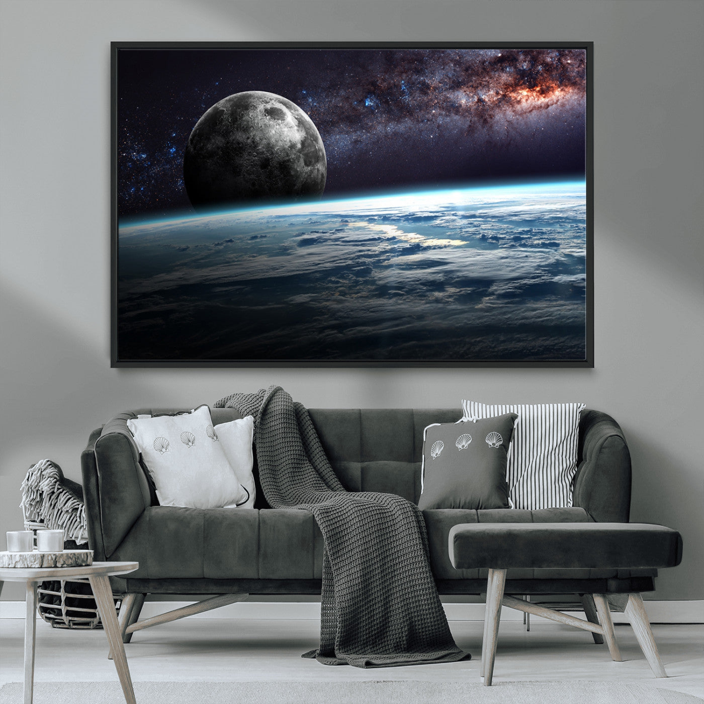 MGV-FC-36X24 - Space and Planet Canvas Print