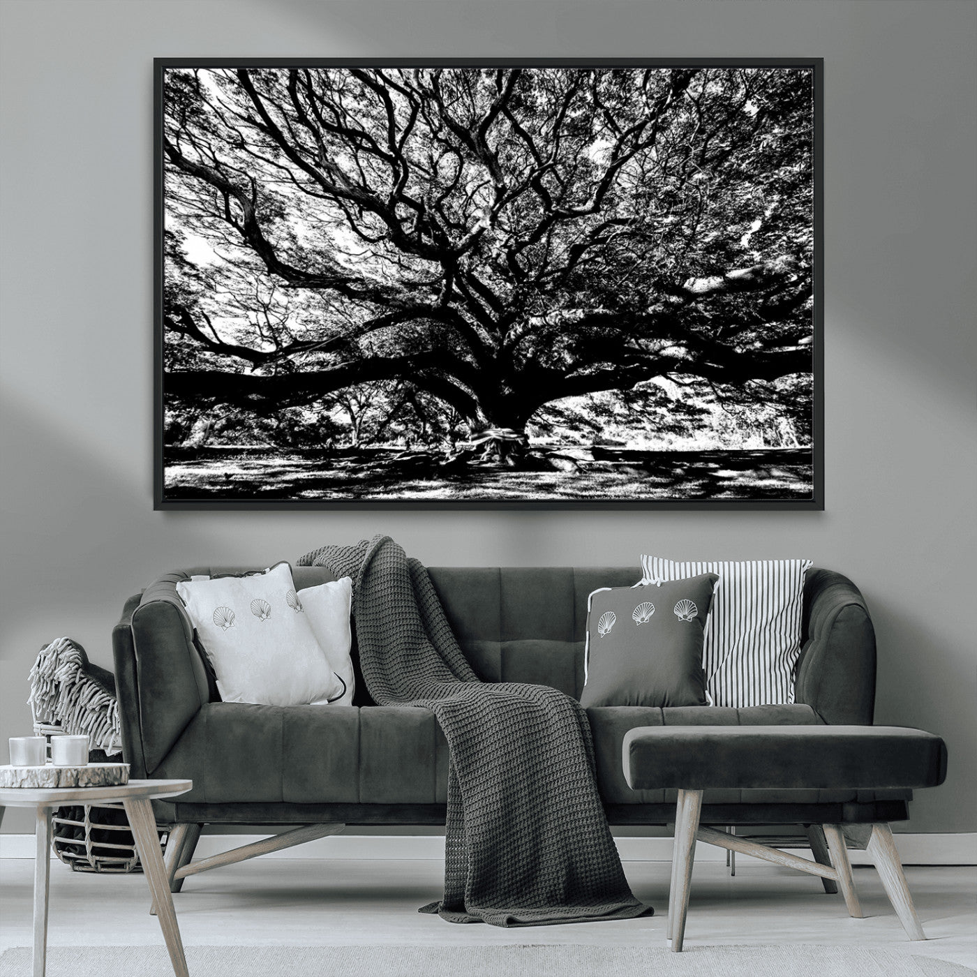 MGV-FC-36X24 - Mighty Angel Oak Wall Art | Angel Oak Tree Art Print