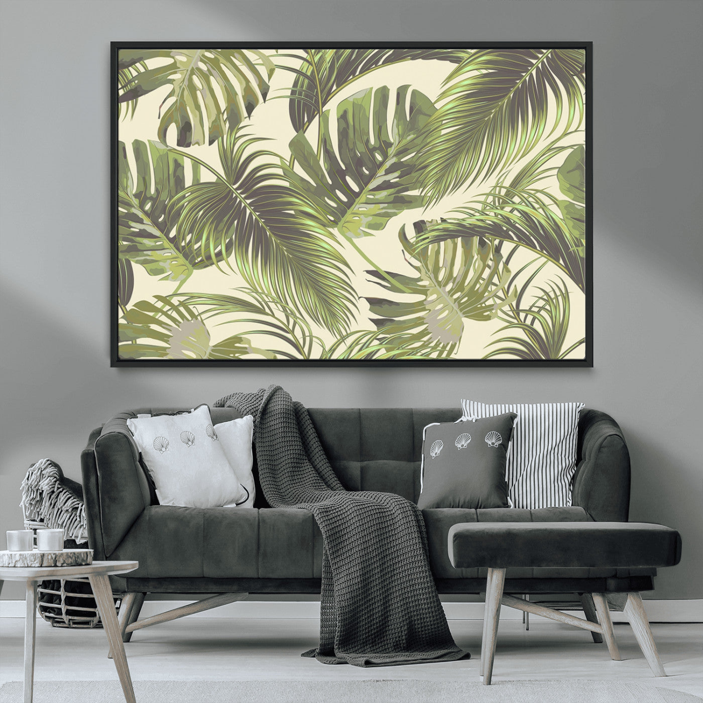 MGV-FC-36X24 - Palm Leaves Canvas Print