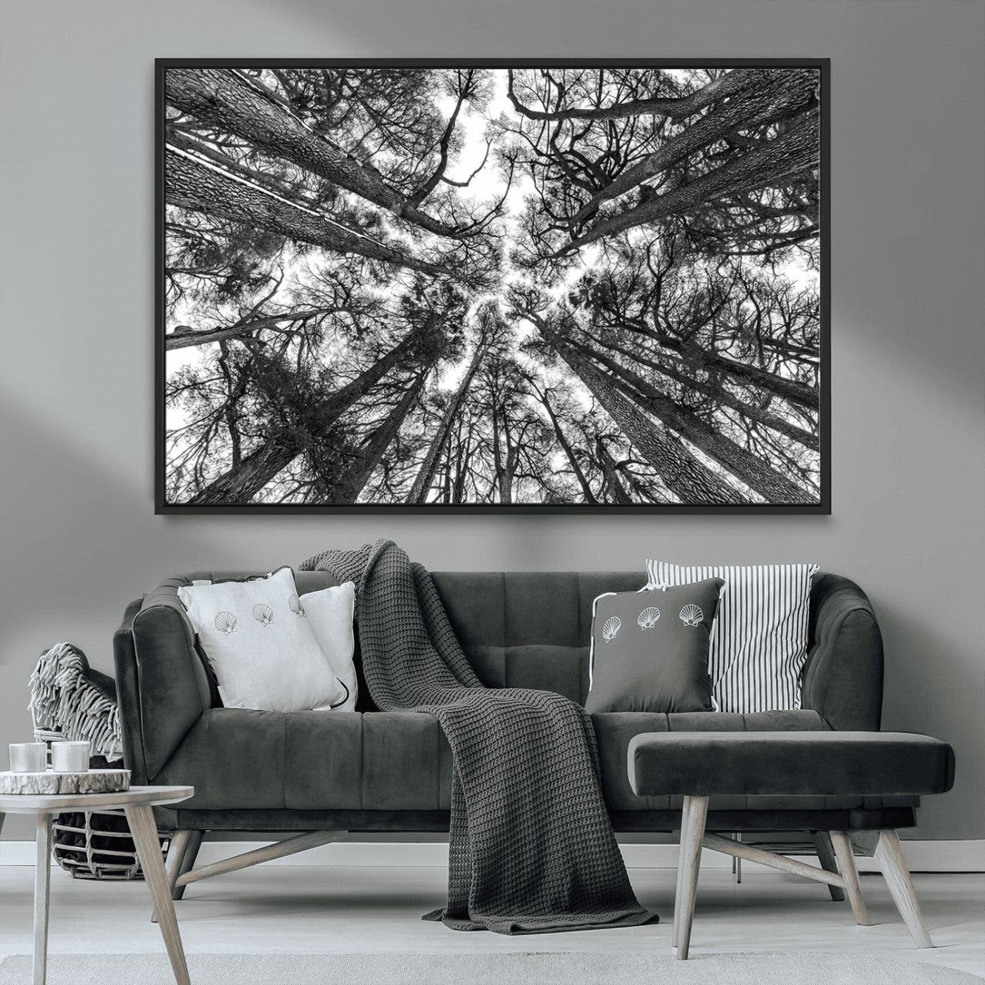 MGV-FC-36X24 - Trees Contemporary Art Canvas Print