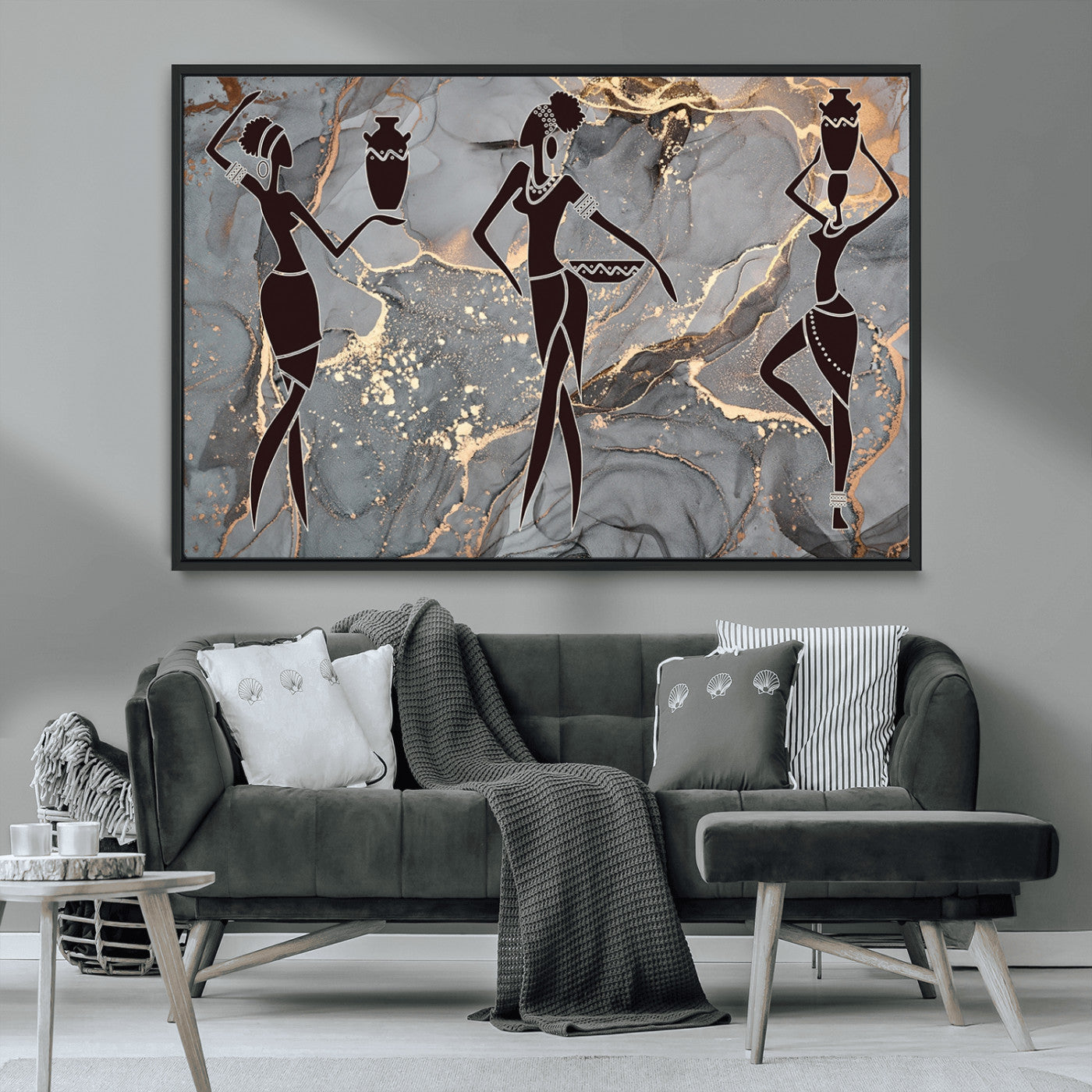 MGV-FC-36X24 - Abstract African Womens Art Canvas Print