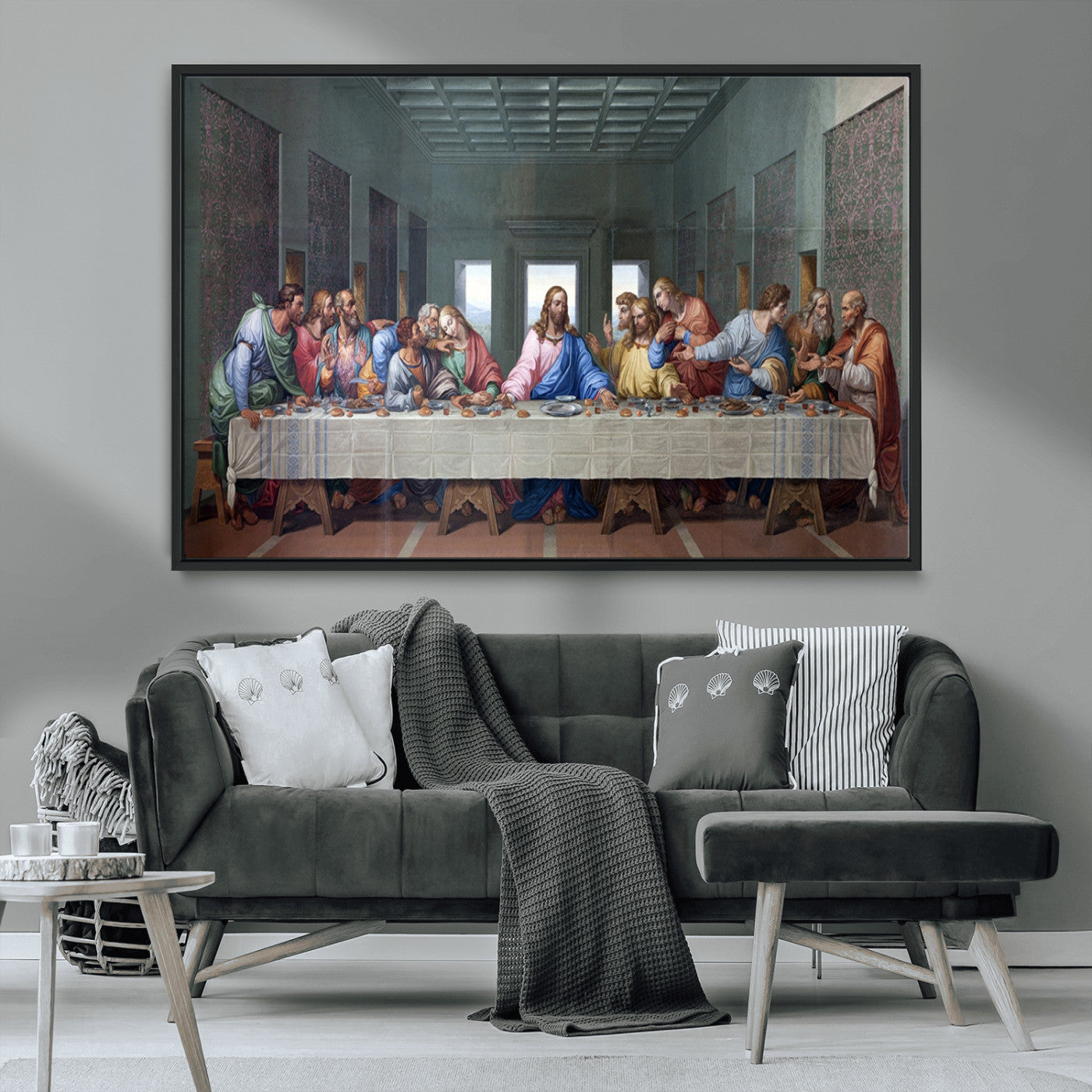 MGV-FC-36X24 - The Last Supper Multi Panel Canvas Wall Art