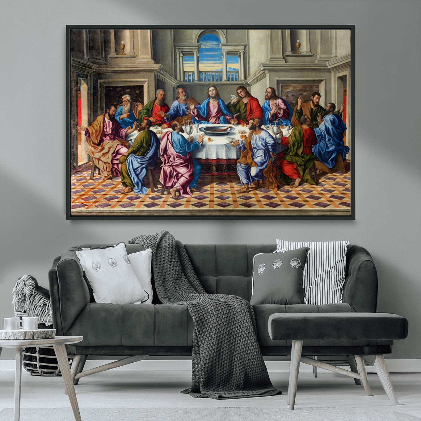 MGV-FC-36X24 - The Last Supper Multi Panel Canvas Wall Art