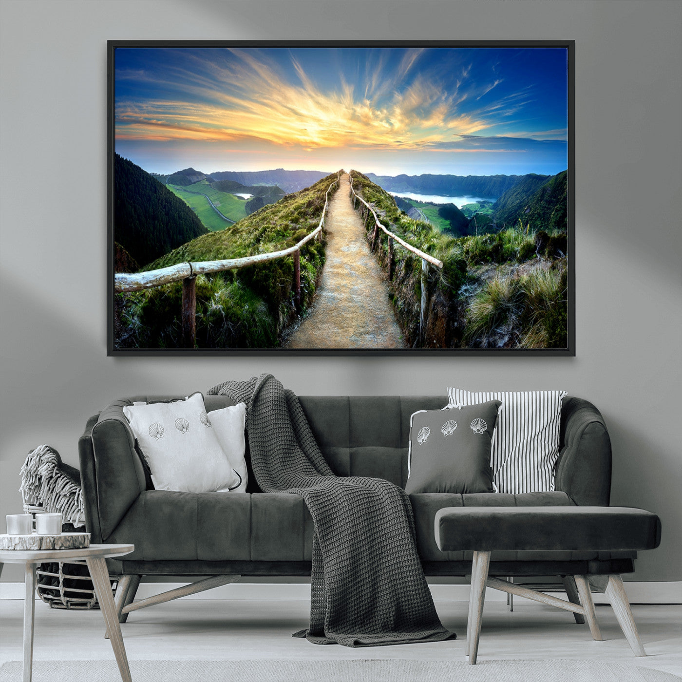 MGV-FC-36X24 - Mountain Landscape Wall Art Canvas Print