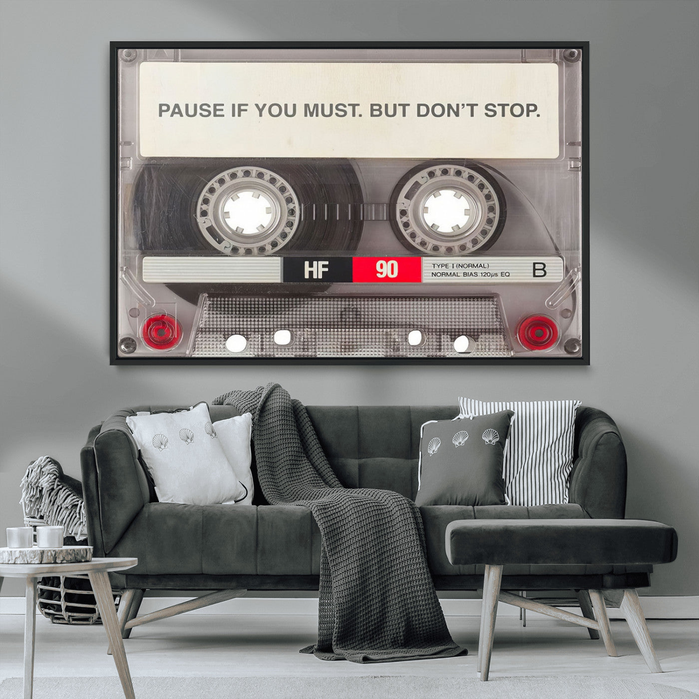 MGV-FC-36X24 - Music Cassette Iconic Wall Art Canvas Print