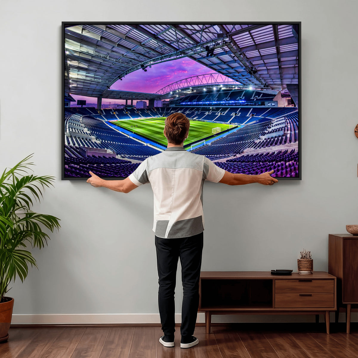 10851-MGV-CV-36X24 - FC Porto Soccer Team Print Canvas, Dragon Stadium Wall Art