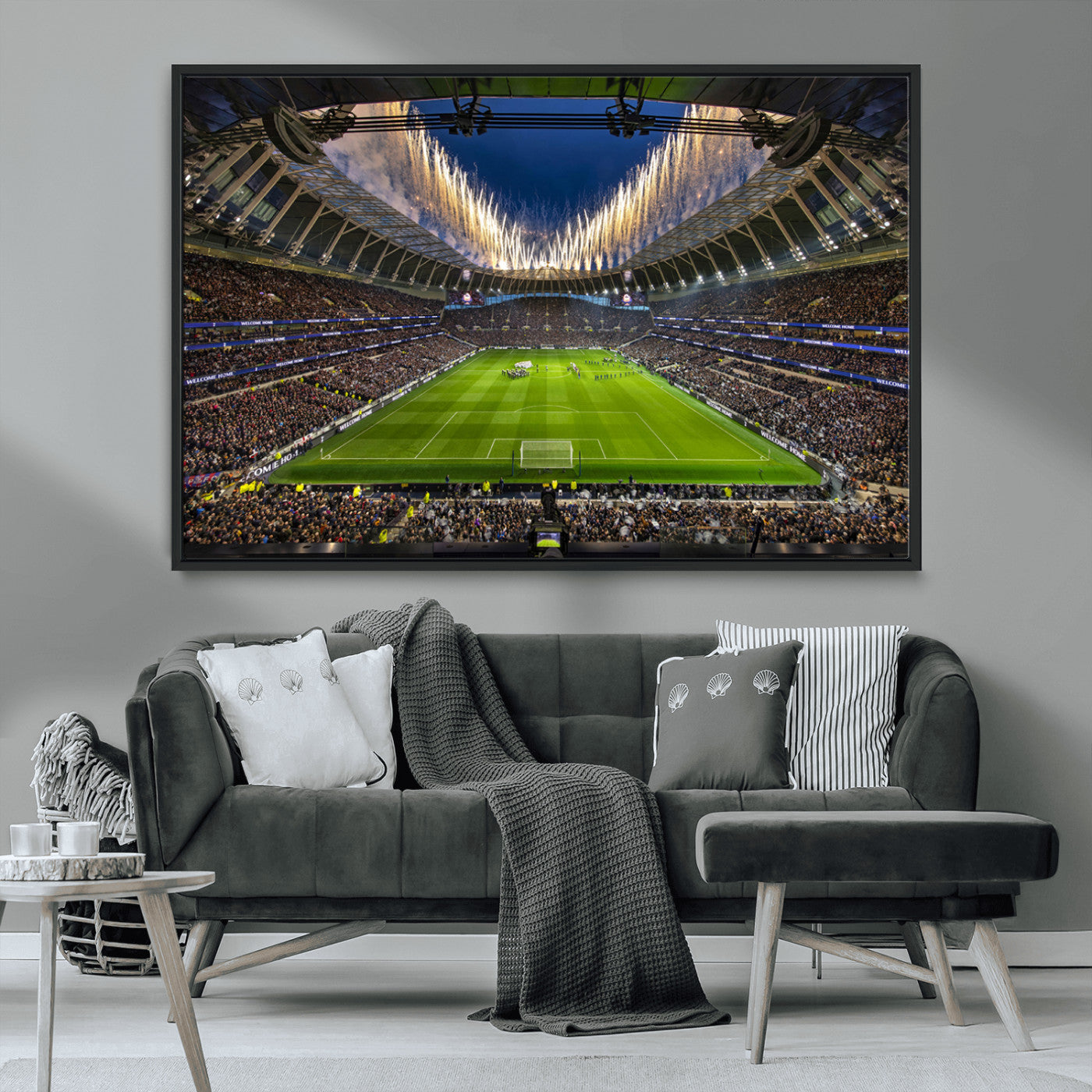 MGV-FC-36X24 - Tottenham Hotspur Football Team Print - London Tottenham Hotspur Stadium Wall Art Canvas Print