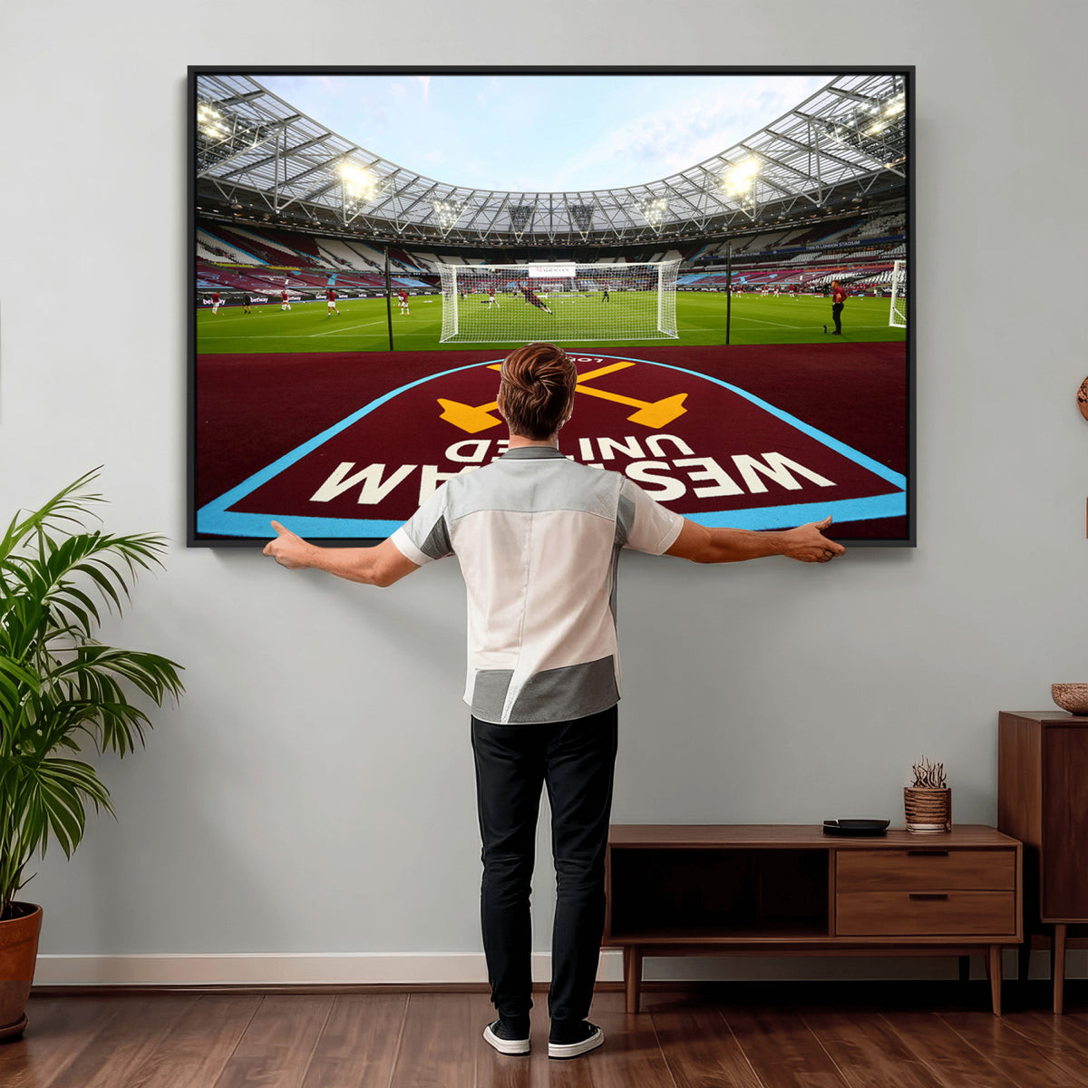77367-MGV-CV-36X24 - West Ham United FC Stadium Canvas Wall Art, London Stadium
