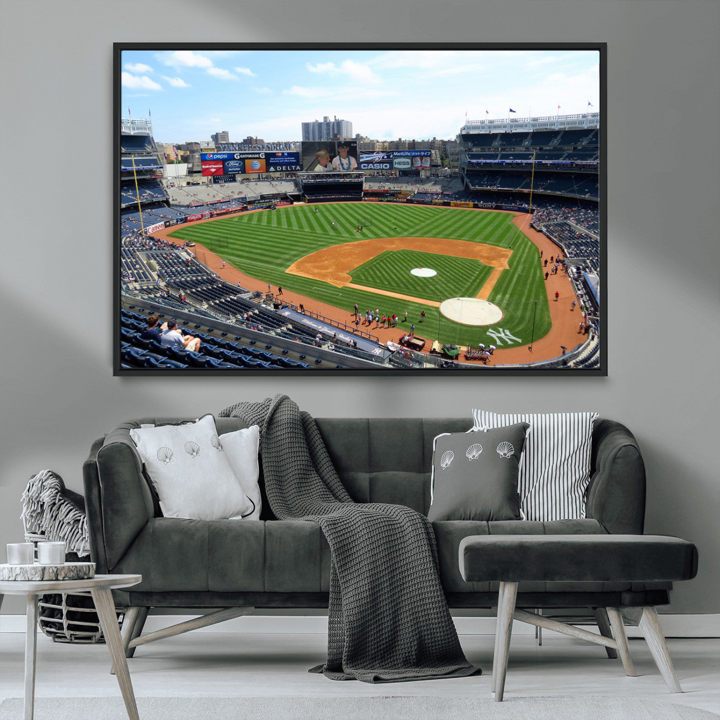 MGV-FC-36X24 - Buffalo Bills Stadium Wall Art - Buffalo Bills Decor- NFL Fans Gift, Perfect Sports Decor for Living